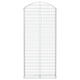 Vidaxx Gabione gewölbt 100x30x220 240 cm verzinktes Eisen