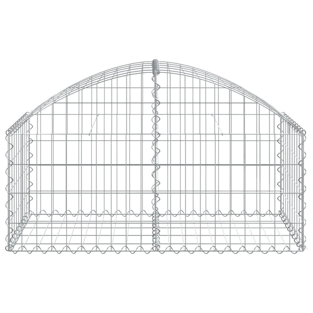 Vidaxx Gabione gewölbt 100x50x40 60 cm verzinktes Eisen
