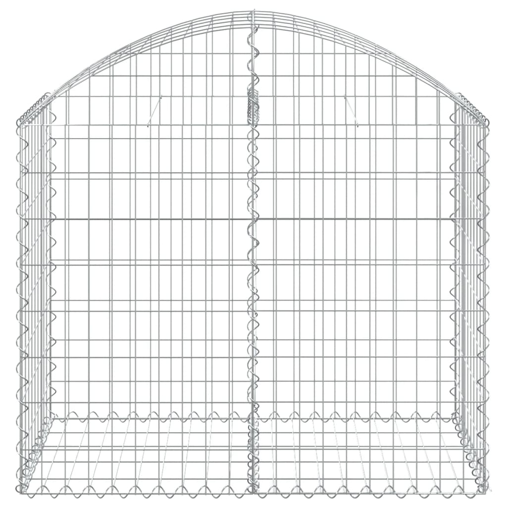 Vidaxx Gabione gewölbt 100x50x80 100 cm verzinktes Eisen