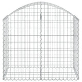 Vidaxx Gabione gewölbt 100x50x80 100 cm verzinktes Eisen