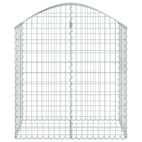 Vidaxx Gabione gewölbt 100x50x100 120 cm verzinktes Eisen