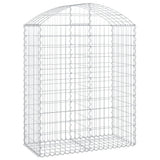 Vidaxx Gabione gewölbt 100x50x120 140 cm verzinktes Eisen