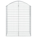 Vidaxx Gabione gewölbt 100x50x120 140 cm verzinktes Eisen