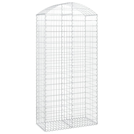 Vidaxx Gabione gewölbt 100x50x200 220 cm verzinktes Eisen