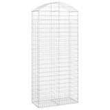 Vidaxx Gabione gewölbt 100x50x220 240 cm verzinktes Eisen