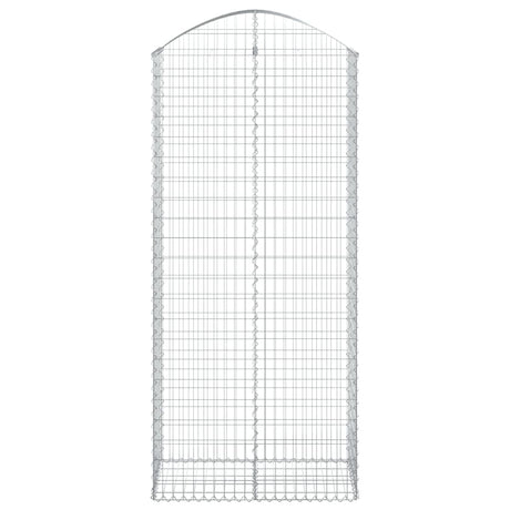 Vidaxx Gabione gewölbt 100x50x220 240 cm verzinktes Eisen