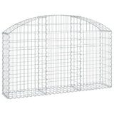 Vidaxx Gabione gewölbt 150x30x80 100 cm verzinktes Eisen