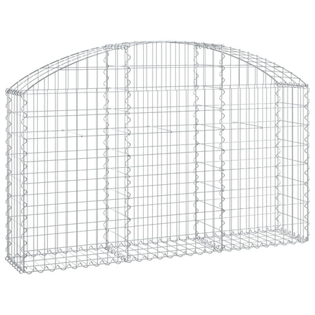 Vidaxx Gabione gewölbt 150x30x80 100 cm verzinktes Eisen