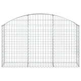 Vidaxx Gabione gewölbt 150x30x80 100 cm verzinktes Eisen