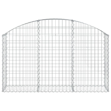 Vidaxx Gabione gewölbt 150x30x80 100 cm verzinktes Eisen