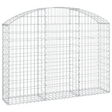 Vidaxx Gabione gewölbt 150x30x100 120 cm verzinktes Eisen