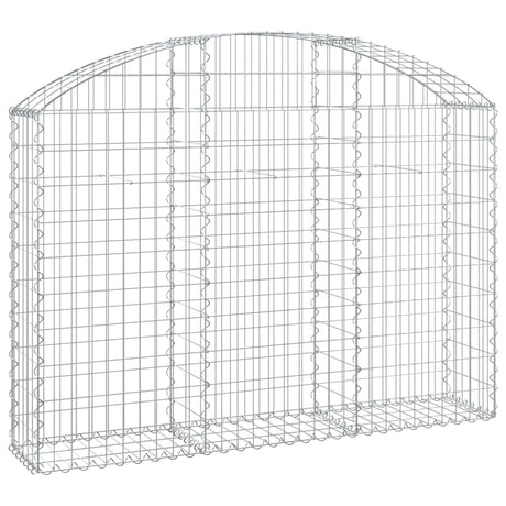 Vidaxx Gabione gewölbt 150x30x100 120 cm verzinktes Eisen