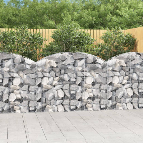 Vidaxx Gabione gewölbt 150x30x100 120 cm verzinktes Eisen