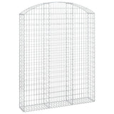 Vidaxx Gabione gewölbt 150x30x180 200 cm verzinktes Eisen