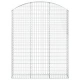 Vidaxx Gabione gewölbt 150x30x180 200 cm verzinktes Eisen