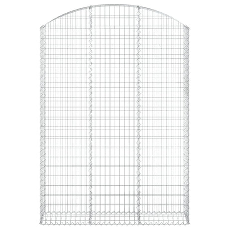 Vidaxx Gabione gewölbt 150x30x200 220 cm verzinktes Eisen