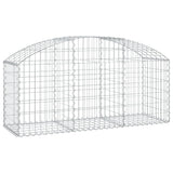 Vidaxx Gabione gewölbt 150x50x60 80 cm aus verzinktem Eisen