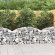 Vidaxx Gabione gewölbt 150x50x60 80 cm aus verzinktem Eisen
