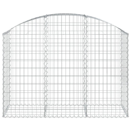 Vidaxx Gabione gewölbt 150x50x100 120 cm verzinktes Eisen