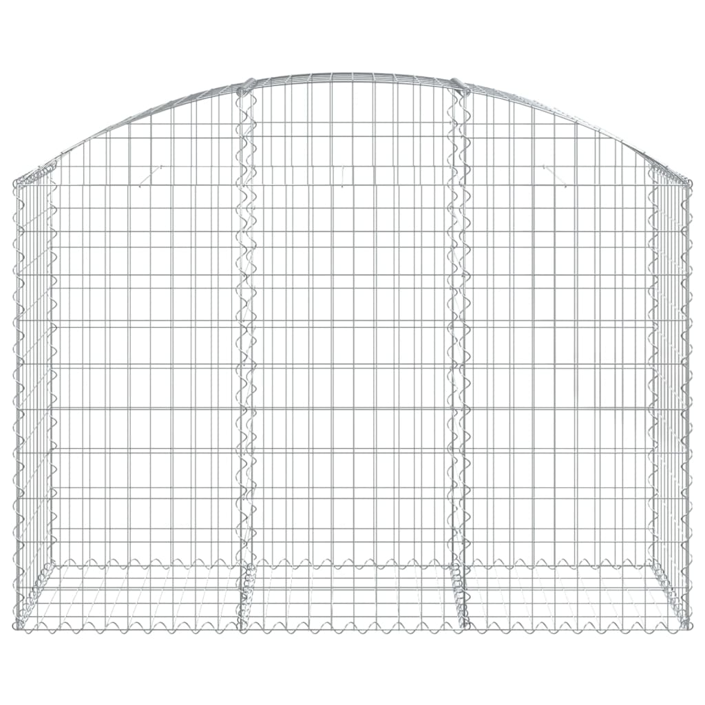 Vidaxx Gabione gewölbt 150x50x100 120 cm verzinktes Eisen
