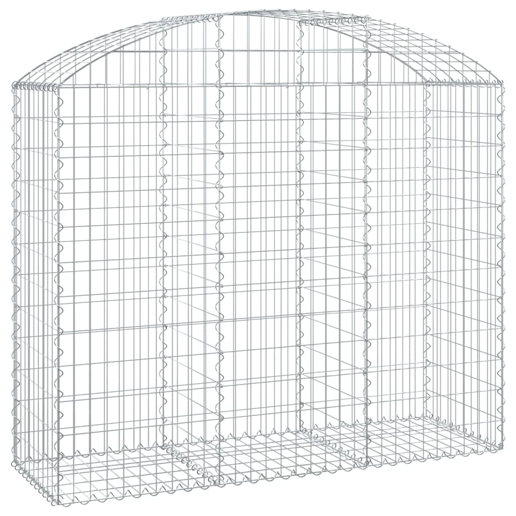 Vidaxx Gabione gewölbt 150x50x120 140 cm aus verzinktem Eisen