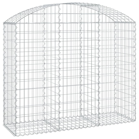 Vidaxx Gabione gewölbt 150x50x120 140 cm aus verzinktem Eisen