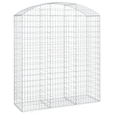 Vidaxx Gabione gewölbt 150x50x160 180 cm aus verzinktem Eisen