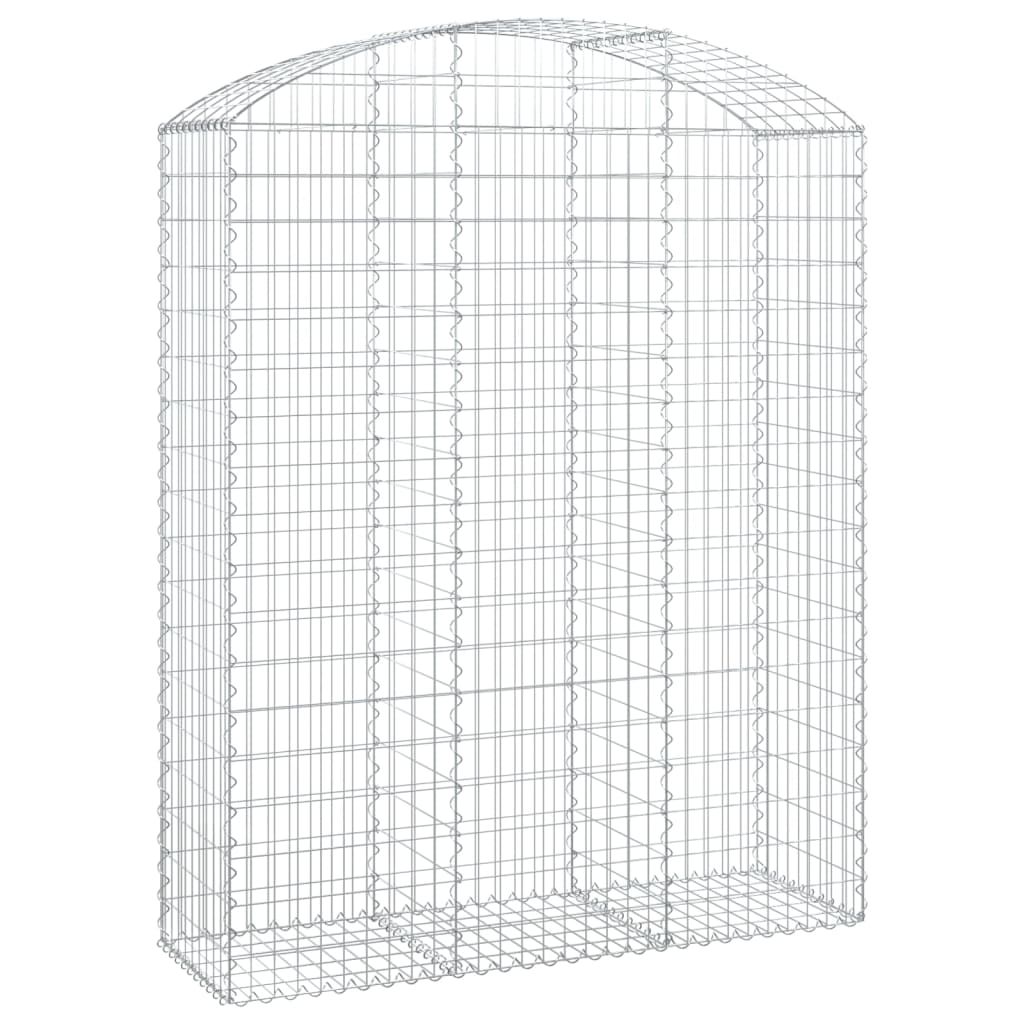 VidaXL Gabionengewölbe 150x50x180 200 cm aus verzinktem Eisen