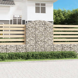 VidaXL Gabionengewölbe 150x50x180 200 cm aus verzinktem Eisen