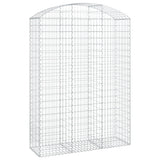 VidaXL Gabionengewölbe 150x50x200 220 cm aus verzinktem Eisen
