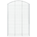 VidaXL Gabionengewölbe 150x50x220 240 cm aus verzinktem Eisen