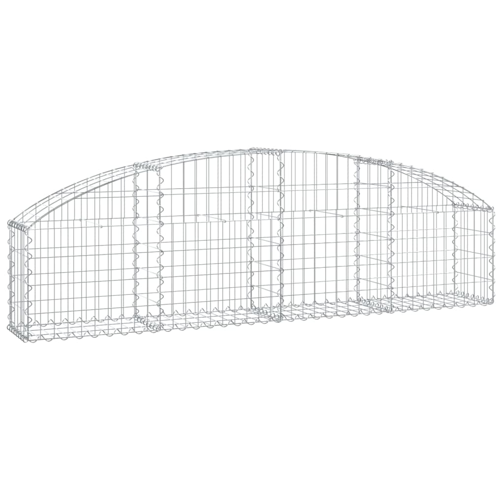 Vidaxx Gabione gewölbt 200x30x40 60 cm verzinktes Eisen