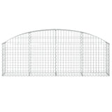 Vidaxx Gabione gewölbt 200x30x60 80 cm aus verzinktem Eisen