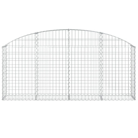 Vidaxx Gabione gewölbt 200x30x80 100 cm verzinktes Eisen