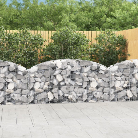 Vidaxx Gabione gewölbt 200x30x80 100 cm verzinktes Eisen