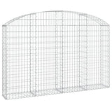 Vidaxx Gabione gewölbt 200x30x120 140 cm verzinktes Eisen