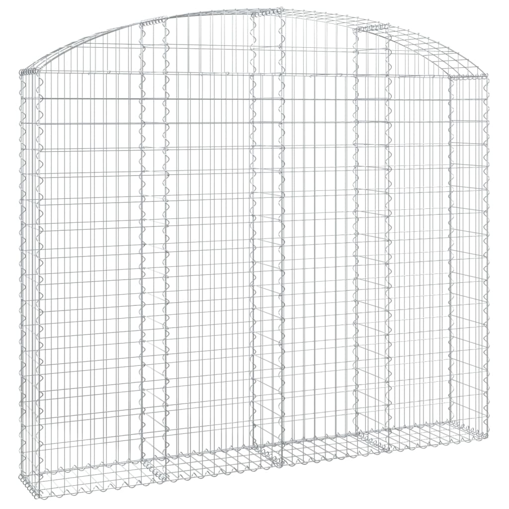 VidaXL Gabionengewölbe 200x30x160 180 cm aus verzinktem Eisen
