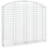 VidaXL Gabionengewölbe 200x30x160 180 cm aus verzinktem Eisen