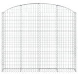 VidaXL Gabionengewölbe 200x30x160 180 cm aus verzinktem Eisen