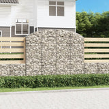 VidaXL Gabionengewölbe 200x30x160 180 cm aus verzinktem Eisen