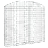 VidaXL Gabionengewölbe 200x30x180 200 cm aus verzinktem Eisen