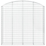 VidaXL Gabionengewölbe 200x30x180 200 cm aus verzinktem Eisen