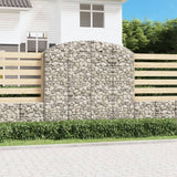 VidaXL Gabionengewölbe 200x30x180 200 cm aus verzinktem Eisen