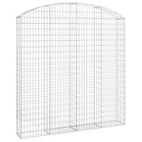 VidaXL Gabionengewölbe 200x30x200 220 cm aus verzinktem Eisen