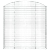 VidaXL Gabionengewölbe 200x30x200 220 cm aus verzinktem Eisen