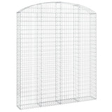 VidaXL Gabionengewölbe 200x30x220 240 cm aus verzinktem Eisen