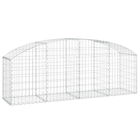 Vidaxx Gabione gewölbt 200x50x60 80 cm verzinktes Eisen
