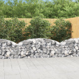 Vidaxx Gabione gewölbt 200x50x60 80 cm verzinktes Eisen