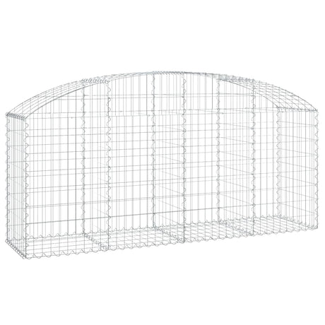 Vidaxx Gabione gewölbt 200x50x80 100 cm verzinktes Eisen