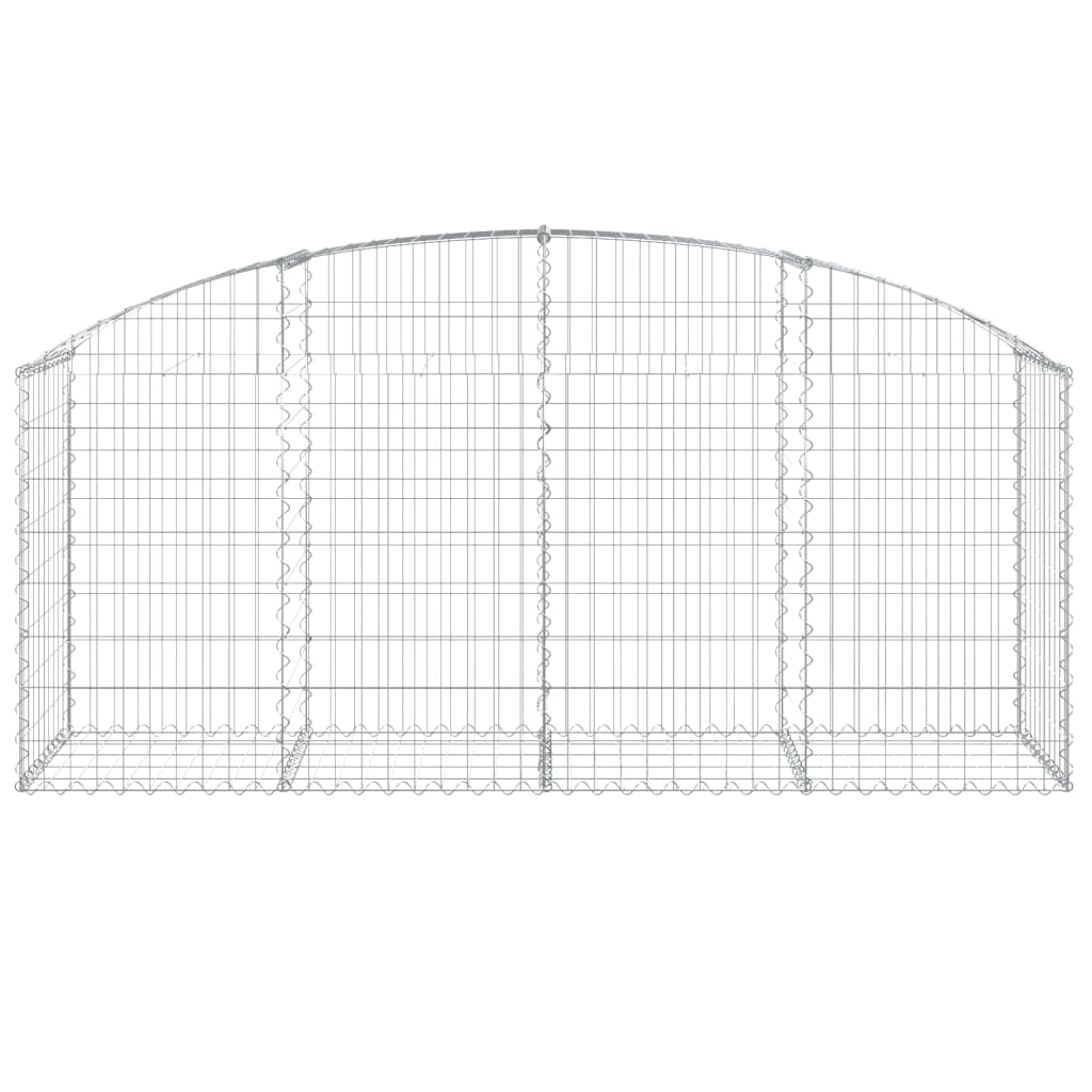 Vidaxx Gabione gewölbt 200x50x80 100 cm verzinktes Eisen